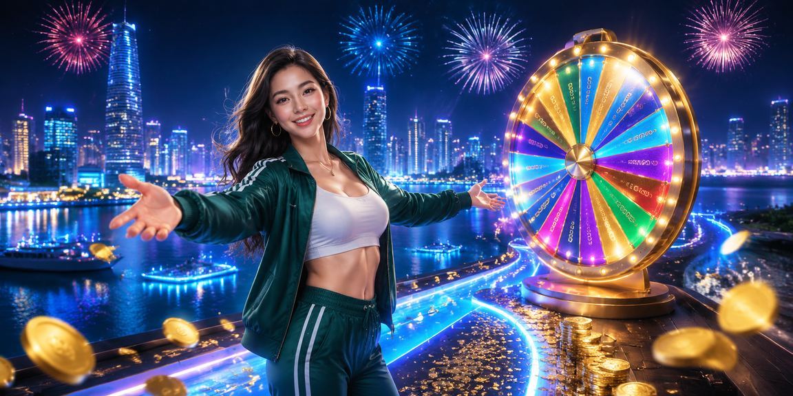 Người dùng TP.HCM tham gia rút thăm may mắn dưới ánh đèn neon sôi động về đêm